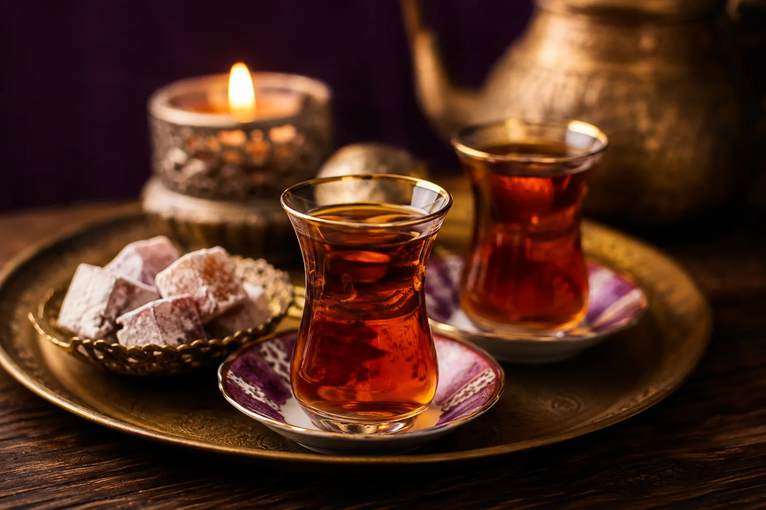 Karşılama çayı servisi — Lila Spa, Küçükçekmece misafirlerine hizmet veren salon