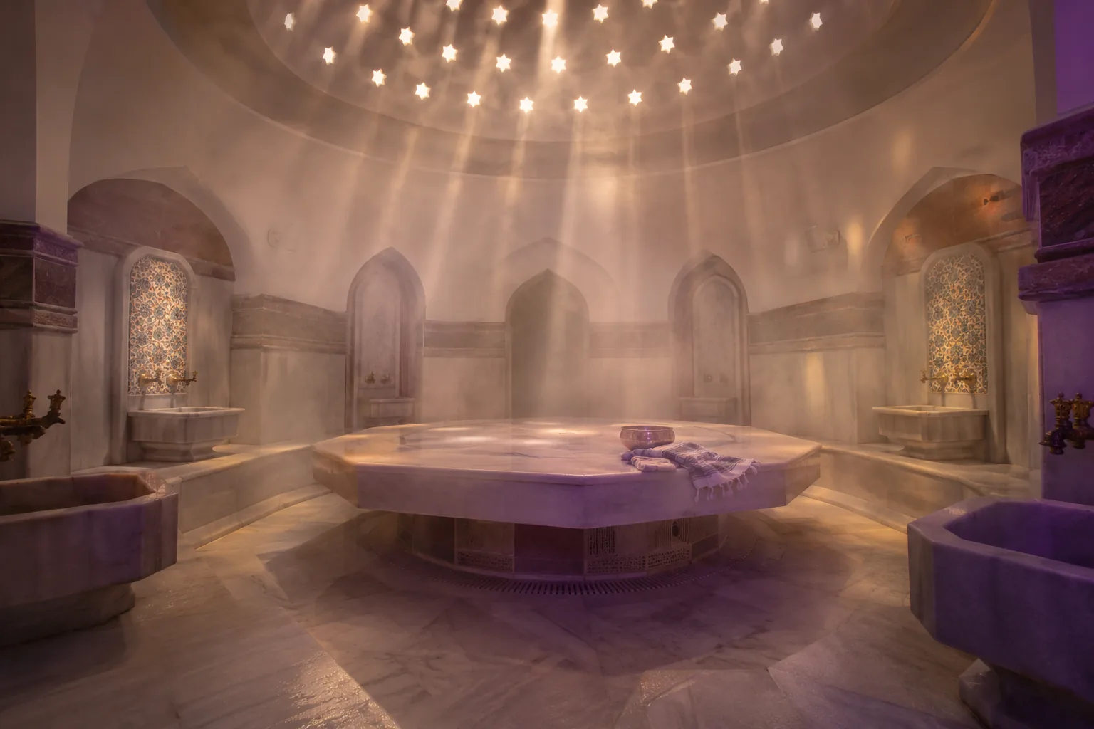 Türk hamamı göbek taşı — Lila Spa, Küçükçekmece misafirlerine hizmet veren salon